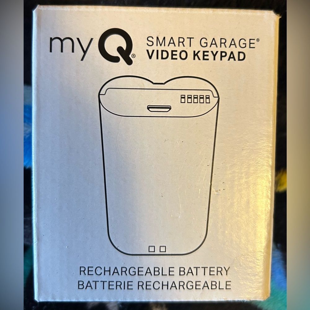 rechargeable batteries for garage video (2) for video keypad myQ -